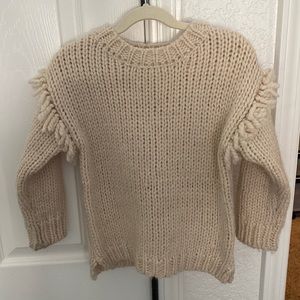 Rylee & Cru girls sweater cream 6